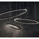 Ideal Lux 229492 LED závesný stropný luster Oracle Slim 1x30W | 1810lm | 3000K - čierny