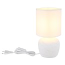 Globo MARBLE 21739W stolná lampička E14