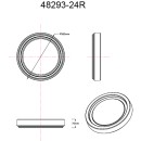 Globo MARCIA 48293-24R LED prisadené stropné svietidlo | 24W LED | 1636lm | 4000K