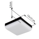 Globo 12388-8 LED prisadené stropné svietidlo MATTHEW | 8W integrovaný LED zdroj | 570lm | 4000K
