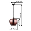 Globo 15548H2G závesné stropné svietidlo MAXY  E27