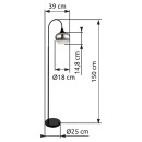 Globo 15548S stojacia lampa MAXY  E27