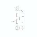 Zuma Line 003064-028420 LED závesné stropné svietidlo CALLY integrovaný LED zdroj