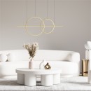 Zuma Line MD7358-2A-3GT LED závesné stropné svietidlo CHOLET | 34W integrovaný LED zdroj | 3000K