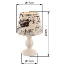 Globo 21690 stolové svietidlo Metalic 1x40W | E14 - piesočnatá