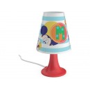 LED detská stolná lampa Philips MICKEY MOUSE 2,3W - červená