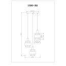 Globo MILLEY 15560-3HA závesné stropné svietidlo E27