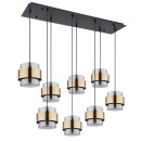 Globo 15560-8H závesný luster Milley 8x60W | E27