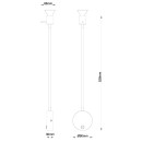 Globo 57310B nástenná lampa Milly 1x35W | GU10