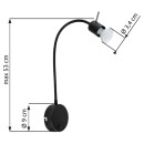 Globo 57310B nástenná lampa Milly 1x35W | GU10