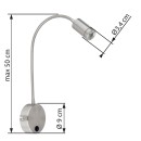 Globo 57311N LED nástenná lampička Milly 1x3W | 180lm | 3000K
