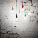 Ideal Lux 009384 závesné stropné svietidlo Minimal Cromo 1x70W | E27 - červené