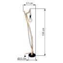Globo 42060146X stojacia lampa NERIDA  E27 | vypínač