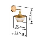 Globo 69030W nástenné svietidlo Nevis 1x60W | E27