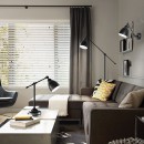 Ideal Lux 015286 stojaca lampa Newton 1x60W | E27 - nikel