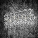 závesné svietidlo - luster Ideal lux NIAGARA 5x40W E14 - transparentná