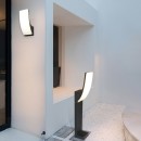 Italux OWL-61916-BK LED vonkajšie nástenné svietidlo Natan | 15W LED | 1350lm | 3000K