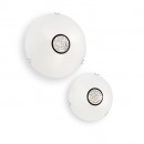 prisadené nástenné a stropné svietidlo Ideal lux oblou 2x60W E27 - transparentný