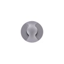 Italux PL-741-2E LED vonkajšie nástenné svietidlo Basilio 1x3W | 300lm | 3000K | IP65 - strieborná