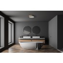 Italux PLF-13186-BK-WO LED prisadené stropné svietidlo Nastro | 24W LED | 2400lm | 3000K