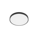Italux PLF-75689-BK-4K LED prisadené stropné svietidlo Riberio | 30 W integrovaný LED zdroj | 4000K