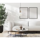 Italux PND-02340-1L-BRO závesné stropné svietidlo Aldeva E27
