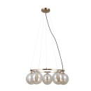 Italux PND-1098-5R-HB závesné stropné svietidlo Molite G9
