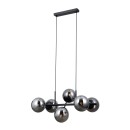 Italux PND-1098-6-BK závesné stropné svietidlo Molite E14