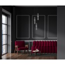 Italux PND-14290-3-GR závesné stropné svietidlo Isidora GU10
