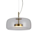 Italux PND-17760B-BRSS-SG LED závesné stropné svietidlo Caste | 10W LED | 850lm | 3000K