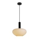 Italux PND-23541A-1-BK-OP závesné stropné svietidlo Gater E27