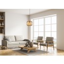 Italux PND-26476-1-BRO-AMB závesné stropné svietidlo Gavino E27