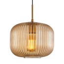 Italux PND-26476-1-BRO-AMB závesné stropné svietidlo Gavino E27