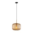 Italux PND-26476-1-BRO-AMB závesné stropné svietidlo Gavino E27