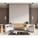 Italux PND-28394-1-ALU závesné stropné svietidlo Ander GU10