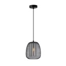 Italux PND-28612-BK-SG závesné stropné svietidlo Amiria E27