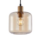 Italux PND-29257A-1-BRO-AMB závesné stropné svietidlo Zona E27