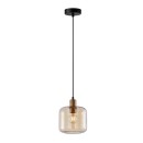 Italux PND-29257A-1-BRO-AMB závesné stropné svietidlo Zona E27
