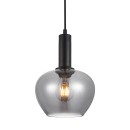 Italux PND-30084-3-BK-SG závesné stropné svietidlo Stabla | 40W E27 | čierna | dymová