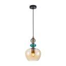 Italux PND-30263-1A-BRO-AMB závesné stropné svietidlo Busco E27