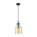 Italux PND-30263-1B-BRO-AMB závesné stropné svietidlo Busco E27