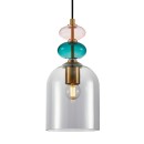 Italux PND-30263-1B-BRO-SG závesné stropné svietidlo Busco E27