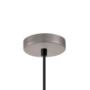 Italux PND-31981-1S-SC-WH závesné stropné svietidlo Penzi | 40W E27 | strieborná