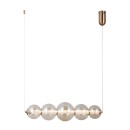 Italux PND-34359-5H-HBR-AMB LED závesné stropné svietidlo Butero | 18W LED | 1650lm | 3000K