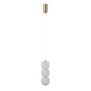 Italux PND-34362-3V-HBR-OPAL LED závesné stropné svietidlo Ganti | 8W LED | 865lm | 3000K
