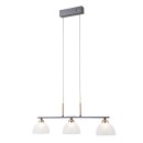 Italux PND-34374-3-BK LED závesné stropné svietidlo Montiela | 15W LED | 772lm | 3000K