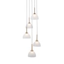 Italux PND-34374-5-BK LED závesné stropné svietidlo Montiela | 25W LED | 1286lm | 3000K