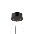 Italux PND-34374-6-BK LED závesné stropné svietidlo Montiela | 30W LED | 1544lm | 3000K
