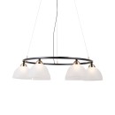 Italux PND-34374-6-BK LED závesné stropné svietidlo Montiela | 30W LED | 1544lm | 3000K