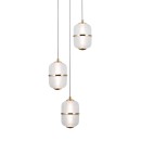 Italux PND-34375-3-HBR LED závesné stropné svietidlo Alani | 15W LED | 1170lm | 3000K